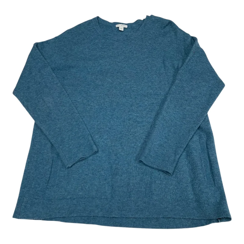 Top Long Sleeve By Pure Jill In Blue, Size: S