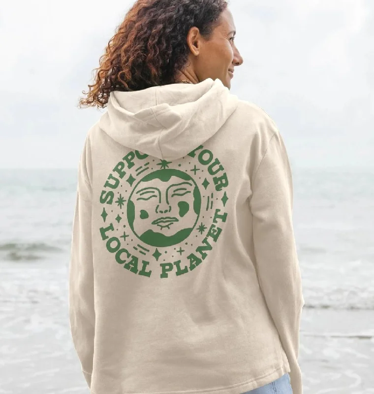 The Women's Support Your Local Planet hoodie