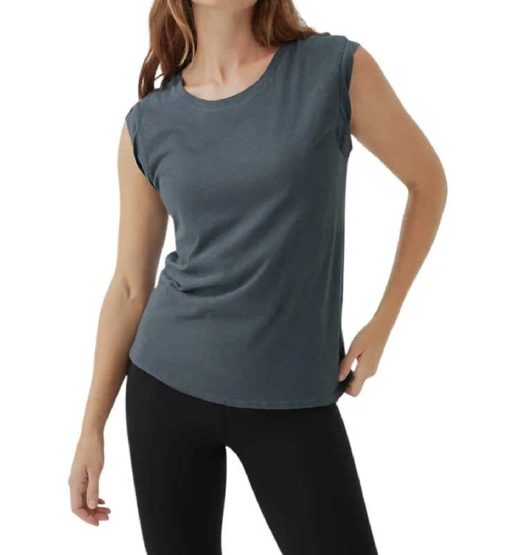 Featherweight Slub Muscle Tee In Ore