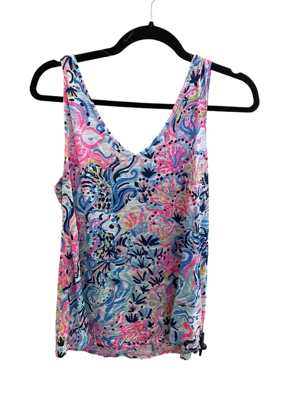 Top Sleeveless By Lilly Pulitzer In Pink, Size: L