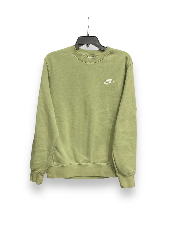 Athletic Sweatshirt Crewneck By Nike Apparel In Green, Size: Sp