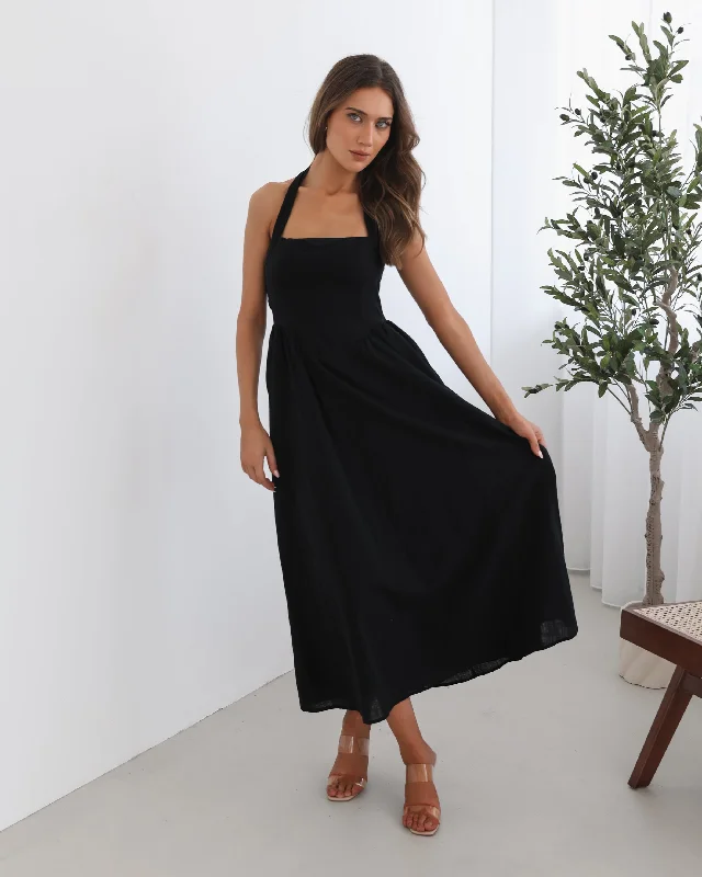 Limited Stock, Big Sale Ensina Dress - Black