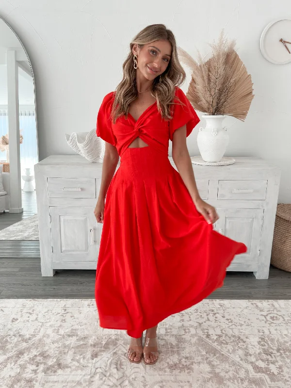Special Offer For You Anvika Dress - Red