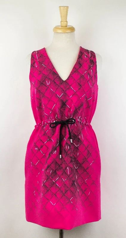 Mega Sales New MOSCHINO COUTURE X JEREMY SCOTT Pink Sleeveless Drawstring Dress