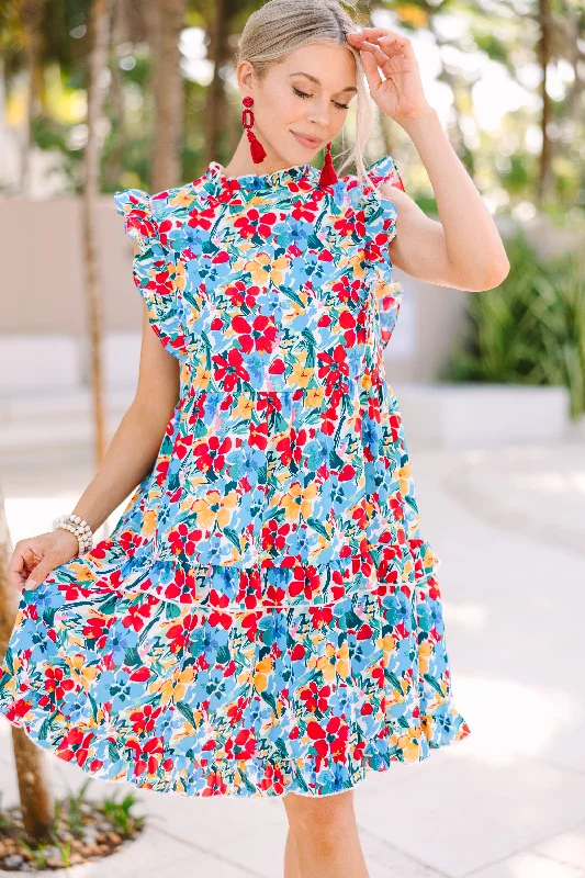 Refresh Your Wardrobe With Our Fashion Deals Just A Dream Red Floral Babydoll Dress