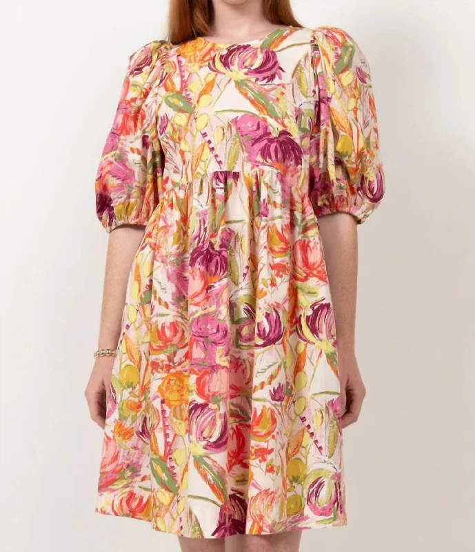 Step Ahead, Lead The Trend Desert Morning Dress In Floral