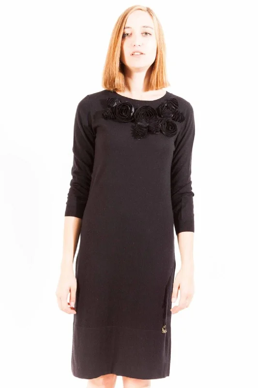 Discount Extravaganza Love Moschino Elegant Long Sleeve Little  Women's Dress
