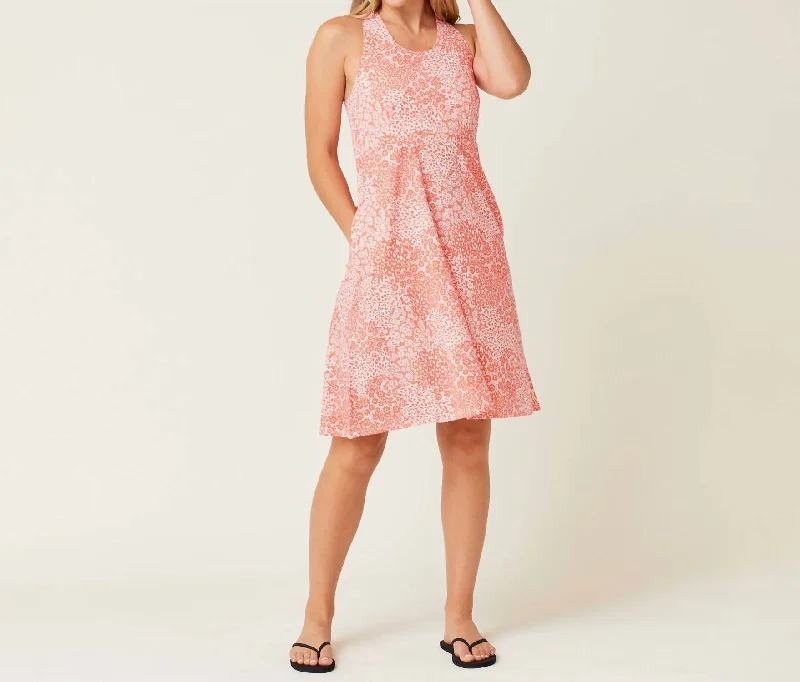 Women's Occasion Wear Clothes Piper Dress In Mountain Floral Coral