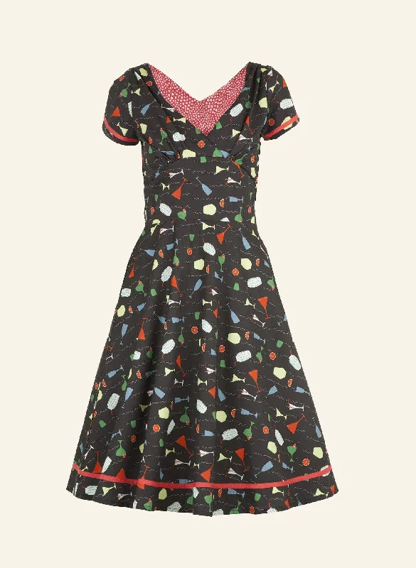 Women's Clothing Outfit Set Pre-Loved - Irene - Black Cocktail Dress