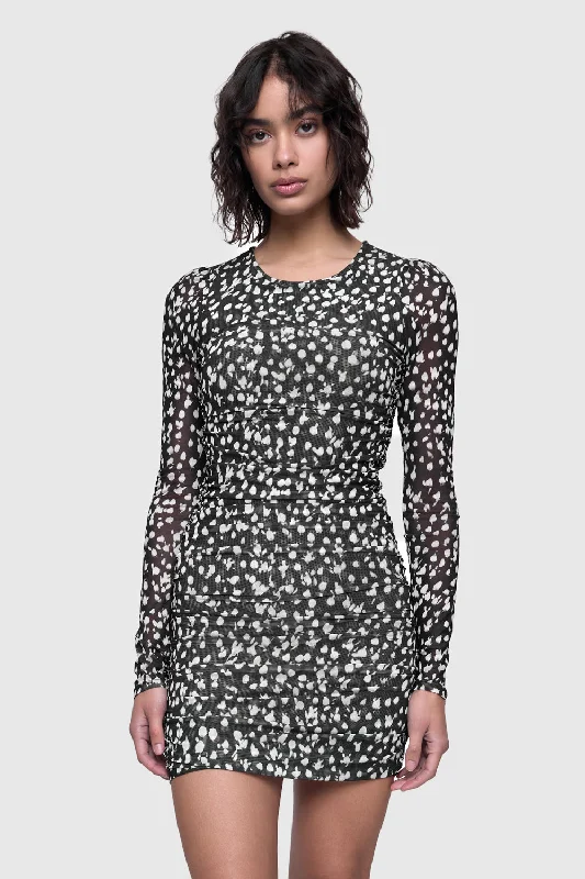 Rocker Chic Fashion Reese Ruched Dress