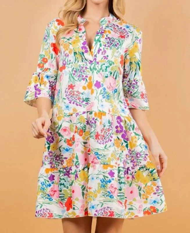 Big Savings Choose Joy Dress In Floral