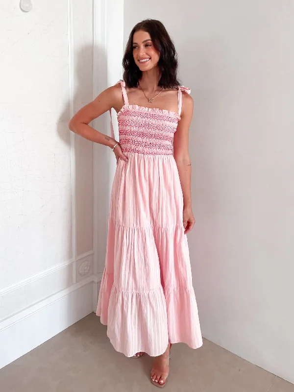 Urban Style Promotions Laken Dress - Pink Stripe