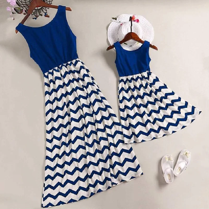 Mother Daughter Vest Dresses