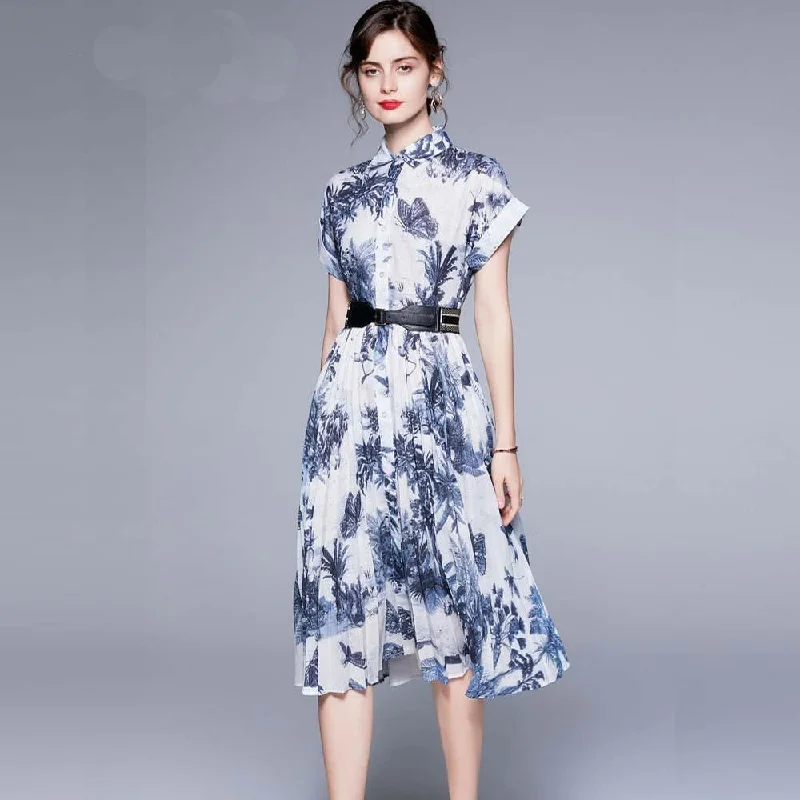 Women Vintage Elegant Casual Fashion Dress