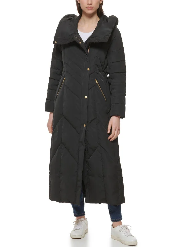 Womens Insulated Hooded Down Coat