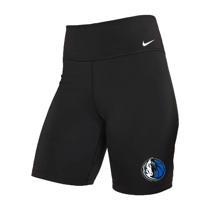 DALLAS MAVERICKS NIKE WOMENS BLACK BIKER SHORTS